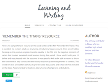 Tablet Screenshot of learningandwriting.com